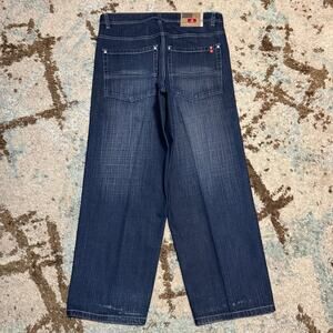 Vintage Southpole Red Tab Baggy Jeans Size 38x31 Y2K Wide Leg